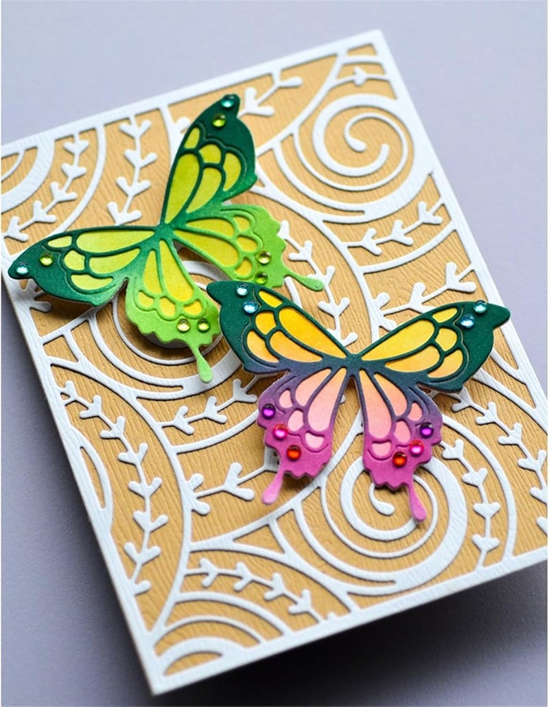 Mvchifay Cutting Dies for Card Making Metal Die-Cuts Scrapbooking Tool Hollow Frame DIY Craft Punch Template Embossing for Paper Album Decor (Circle Vine-11x14.3cm) - Image 5